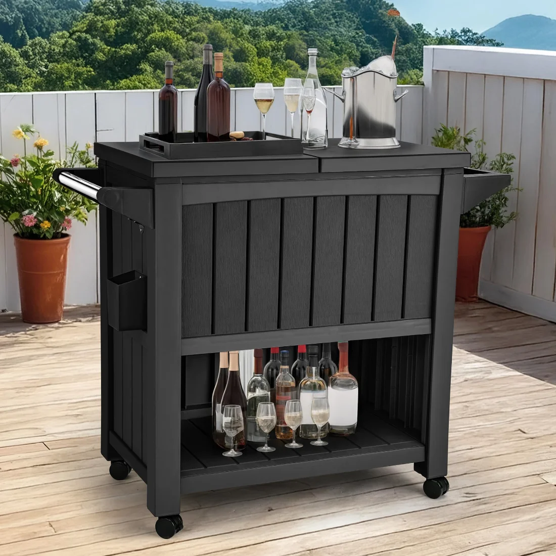 DWVO Rolling Ice Chest, 85 Quart