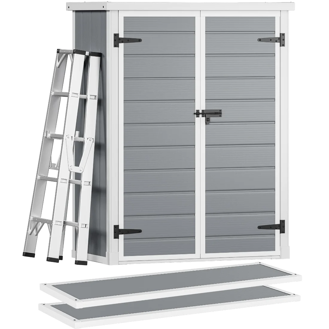 DWVO Vertical Storage Shed 4.3x2 ft, 50 cu ft